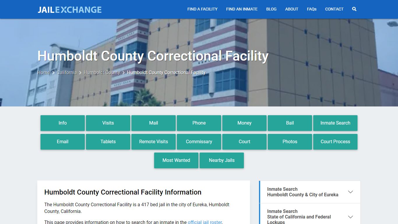 Humboldt County Correctional Facility - Jail Exchange